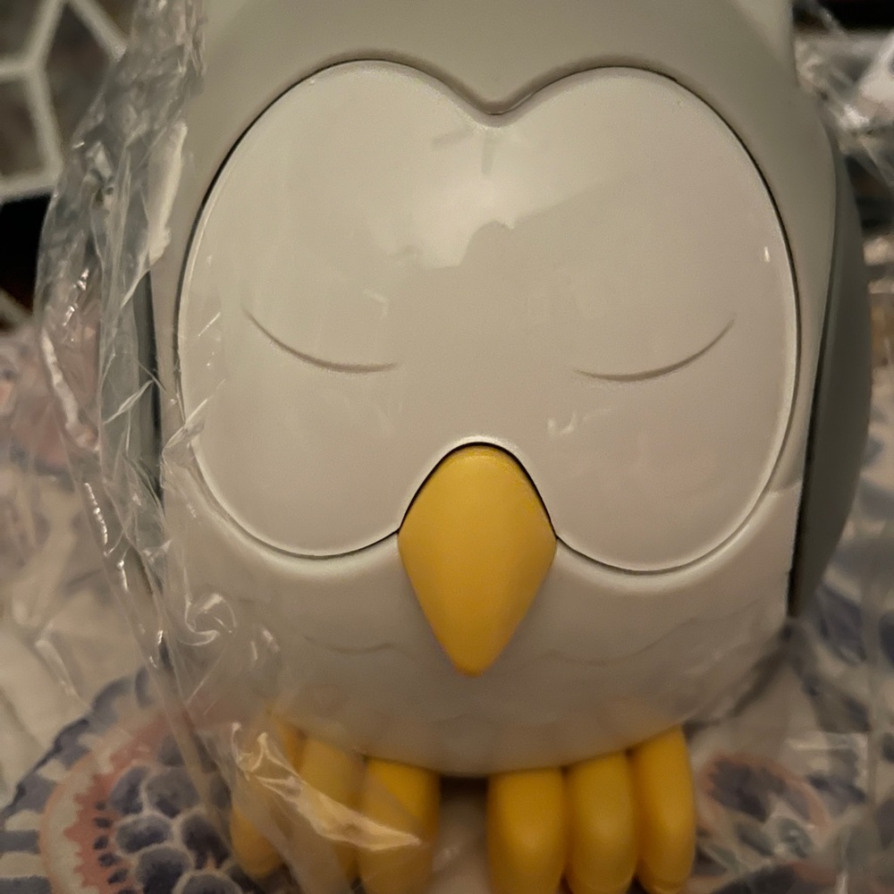 Young Living Owl Diffuser in Gray and Yellow